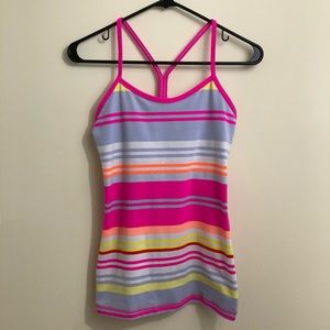Lululemon Power Y Tank Multicolor Stripe
